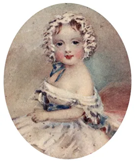 Portrait of Queen Victoria as a child, 19th century, (1913) Portrait of Queen Victoria as a child, 19th century, (1913)