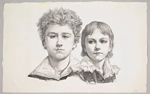 Portrait of the Rabe Children: Hermann, age 14 and Edmond Portrait of the Rabe Children: Hermann, age 14 and Edmond
