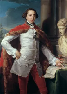 Portrait of Richard Milles, (probably 1760s). Artist: Pompeo Batoni Portrait of Richard Milles, (probably 1760s). Artist: Pompeo Batoni