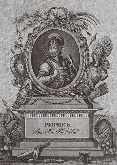 Portrait of Rurik, a Varangian chieftain and founder of Kievan Rus (ca. 830-ca. 879) Portrait of Rurik, a Varangian chieftain and founder of Kievan Rus (ca. 830-ca. 879)