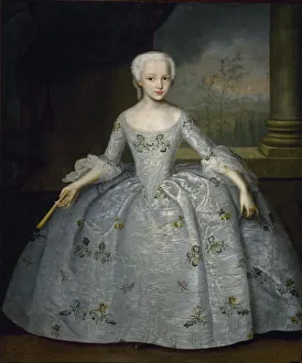 Vishnyakov Portrait of Sarah Eleanore von Fermor Print, c. 1750