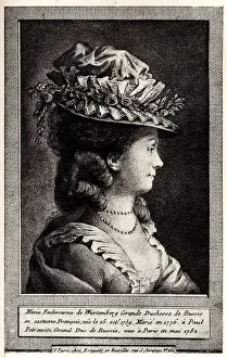 Portrait of Sophie Dorothea of Wurttemberg, Early 19th cen.. Artist: Anonymous Portrait of Sophie Dorothea of Wurttemberg, Early 19th cen.. Artist: Anonymous