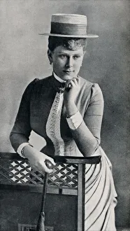 Historic British Royalty Images Prints: Portrait study of the future Queen Mary, 1885 (1911). Artist: Francis Byrne & Co
