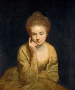 Sir Joshua Reynolds Artwork Prints: Portrait Study of a Young Lady