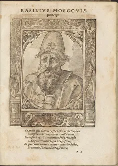 Portrait of the Tsar Ivan IV the Terrible (1530-1584). Artist: Stimmer, Tobias (1539-1584) Portrait of the Tsar Ivan IV the Terrible (1530-1584). Artist: Stimmer, Tobias (1539-1584)