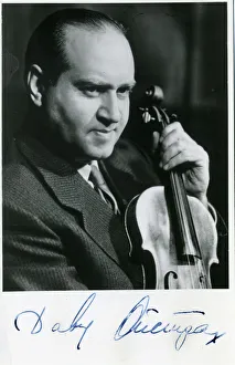 Portrait of the violinist David Oistrakh (1908-1974), 1960s Portrait of the violinist David Oistrakh (1908-1974), 1960s