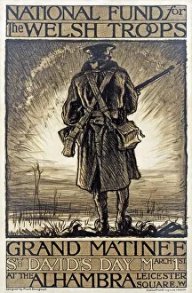 Poster advertising a fundraising event for the National Fund for the Welsh Troops Poster advertising a fundraising event for the National Fund for the Welsh Troops