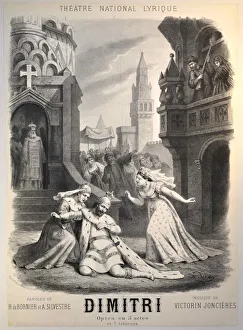 Poster for the Opera Dimitri by Victorin de Joncieres, 1876 Poster for the Opera Dimitri by Victorin de Joncieres, 1876