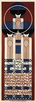 Poster for the Vienna Secession Exhibition, 1902. Artist: Moser, Koloman (1868-1918) Poster for the Vienna Secession Exhibition, 1902. Artist: Moser, Koloman (1868-1918)