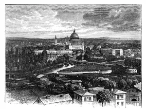 Monochrome Cityscape Photography Prints: Potsdam, Germany