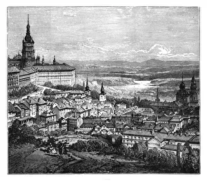 Robert Wilson Engravings Prints: Prague, Czechoslovakia