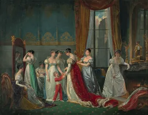 French Aristocracy Art Prints: Preparation for the coronation