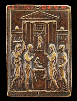 Virgin Mary Images Prints: Presentation of Christ in the Temple [reverse], c. 1530s. Creator: Valerio Belli