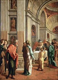 Early Netherlandish Paintings Prints: The Presentation in the Temple