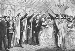 The Prince and Princess of Wales at the Oxford Commemoration...1863, (1901). Creator: Unknown The Prince and Princess of Wales at the Oxford Commemoration...1863, (1901). Creator: Unknown