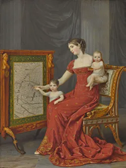 Princess Augusta, Madame de Beauharnais (1788-1851), Duchess of Leuchtenberg, with her Daughters Jos Princess Augusta, Madame de Beauharnais (1788-1851), Duchess of Leuchtenberg, with her Daughters Jos
