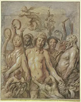 Greek Mythological Figures Prints: Procession of Bacchus (Triumph of Bacchus). Creator: Jacob Jordaens I