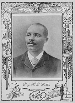 Black History Images Prints: Prof. H. L. Walker [recto], 1902. Creator: Unknown