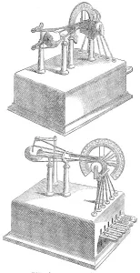 Professor Hasner's Automatic Eyeball, 1862 Print