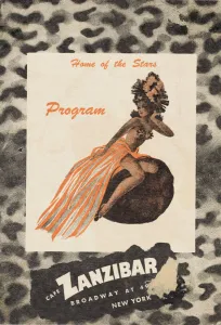 Racially Segregated Cafe Zanzibar Print, 1945