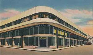 South American Buildings Prints: Progreso Building, Barranquilla, c1940s