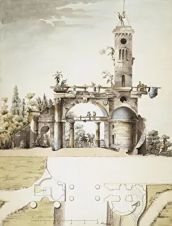 Project for the Ruins Pavilion in the Park at Tsarskoye Selo Project for the Ruins Pavilion in the Park at Tsarskoye Selo