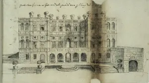 Print of Plautilla Briccis Villa del Vascello Project, 1663