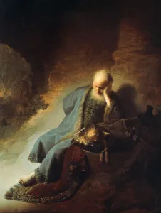The Prophet Jeremiah Mourning over the Destruction of Jerusalem, 1630 The Prophet Jeremiah Mourning over the Destruction of Jerusalem, 1630