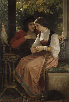 Prints of The Proposal, 1872 William-Adolphe Bouguereau Prints: The Proposal, 1872 Print by William-Adolphe Bouguereau