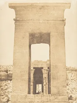 Propylon du Temple de Dandour (Tropique du Cancer), April 1850. Creator: Maxime du Camp Propylon du Temple de Dandour (Tropique du Cancer), April 1850. Creator: Maxime du Camp