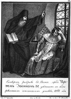 Protopope Silvester before Ivan the Terrible. 1547 (From Illustrated Karamzin), 1836 Protopope Silvester before Ivan the Terrible. 1547 (From Illustrated Karamzin), 1836