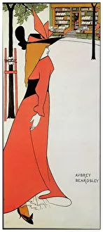 Antique Book Illustrations Prints: The Pseudonym and Antonym Libraries, 1895. Artist: Beardsley, Aubrey (1872?1898)