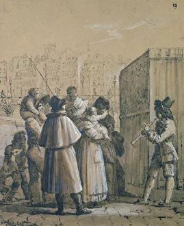 French Entertainment History Prints: Puppet Show, Marlet