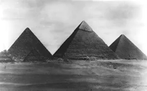 The Pyramids at Giza, Egypt, 1949 The Pyramids at Giza, Egypt, 1949
