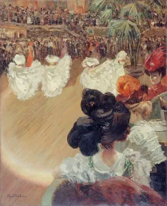Quadrille at the Bal Tabarin Print, c1906