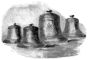 British Engineering Innovations Prints: The Quarter-Bells for the Great Clock at Westminster, 1857. Creator: Unknown