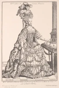Queen Marie Antoinette of France (1755-1793) in court dress, ca 1778 Queen Marie Antoinette of France (1755-1793) in court dress, ca 1778