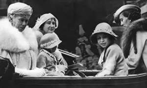 Queen Mary with her daughter-in-law and grandchildren, 1936 Queen Mary with her daughter-in-law and grandchildren, 1936
