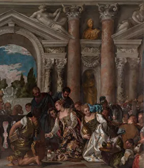 The Queen of Sheba Offering Gifts to Solomon (Detail) The Queen of Sheba Offering Gifts to Solomon (Detail)