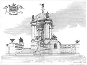 Images Dated 25th June 2007: The Queen Victoria memorial, Liverpool, Merseyside, 1906. Artist: Ralph Keighley