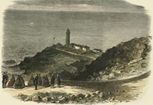 Queen Victoria Visiting South Stack Lighthouse Print, 1853