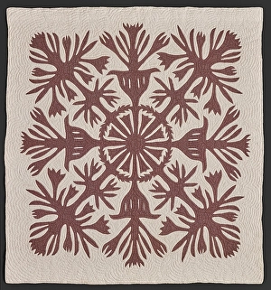 Heritage Art USA Prints: Quilt, about 1900. Creator: Unknown