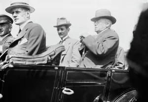 Mexican Delegates at Niagara Falls Peace Conference Print, 1914