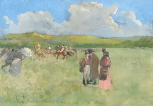 The Race Track, c. 1891. Creator: Jean Louis Forain The Race Track, c. 1891. Creator: Jean Louis Forain