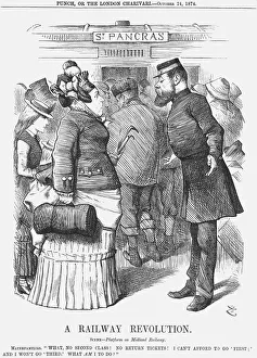 A Railway Revolution, 1874. Artist: Joseph Swain A Railway Revolution, 1874. Artist: Joseph Swain