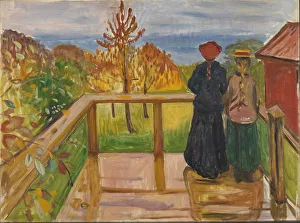 Edvard Munch Norway Prints: The rain, 1902