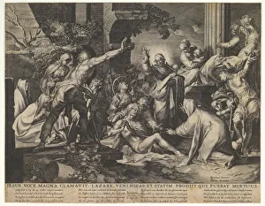 Vischer's Raising of Lazarus Print, n.d