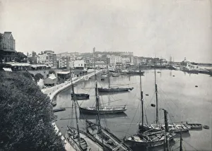 Coastal Townscape Prints: Ramsgate - The Harbour, 1895