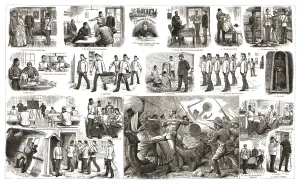 Victorian Era Warfare Prints: Through the Ranks to a Commission, 1888. Creator: Unknown