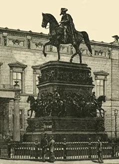 Rauchs Statue of Frederick the Great Print, 1890